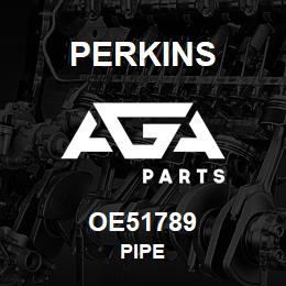 OE51789 Perkins PIPE | AGA Parts