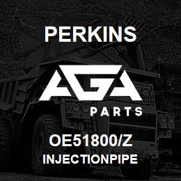 OE51800/Z Perkins INJECTIONPIPE | AGA Parts