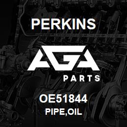 OE51844 Perkins PIPE,OIL | AGA Parts