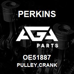 OE51887 Perkins PULLEY,CRANK | AGA Parts