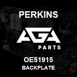 OE51915 Perkins BACKPLATE | AGA Parts