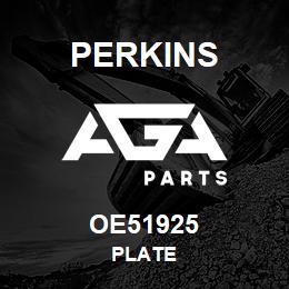 OE51925 Perkins PLATE | AGA Parts