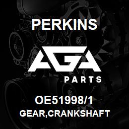 OE51998/1 Perkins GEAR,CRANKSHAFT | AGA Parts