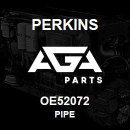 OE52072 Perkins PIPE | AGA Parts