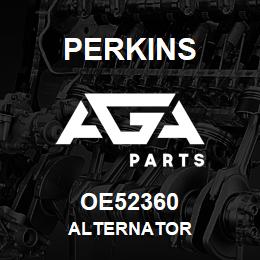 OE52360 Perkins ALTERNATOR | AGA Parts