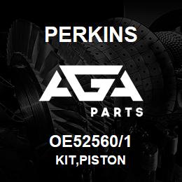 OE52560/1 Perkins KIT,PISTON | AGA Parts