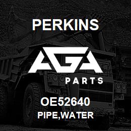 OE52640 Perkins PIPE,WATER | AGA Parts