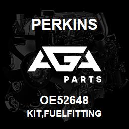 OE52648 Perkins KIT,FUELFITTING | AGA Parts