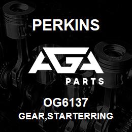 OG6137 Perkins GEAR,STARTERRING | AGA Parts