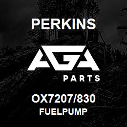 OX7207/830 Perkins FUELPUMP | AGA Parts