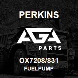 OX7208/831 Perkins FUELPUMP | AGA Parts