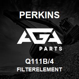 Q111B/4 Perkins FILTERELEMENT | AGA Parts