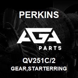 QV251C/2 Perkins GEAR,STARTERRING | AGA Parts