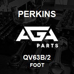 QV63B/2 Perkins FOOT | AGA Parts