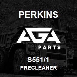 S551/1 Perkins PRECLEANER | AGA Parts