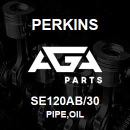 SE120AB/30 Perkins PIPE,OIL | AGA Parts