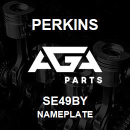 SE49BY Perkins NAMEPLATE | AGA Parts