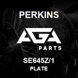 SE645Z/1 Perkins PLATE | AGA Parts