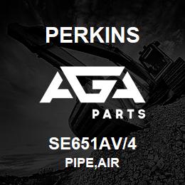 SE651AV/4 Perkins PIPE,AIR | AGA Parts