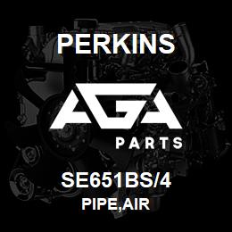 SE651BS/4 Perkins PIPE,AIR | AGA Parts