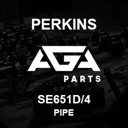 SE651D/4 Perkins PIPE | AGA Parts