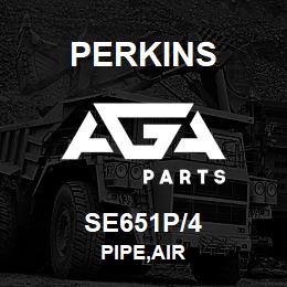 SE651P/4 Perkins PIPE,AIR | AGA Parts