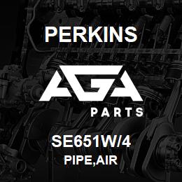 SE651W/4 Perkins PIPE,AIR | AGA Parts