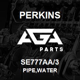 SE777AA/3 Perkins PIPE,WATER | AGA Parts