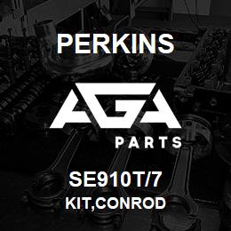 SE910T/7 Perkins KIT,CONROD | AGA Parts