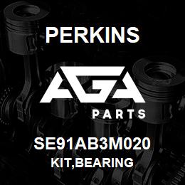 SE91AB3M020 Perkins KIT,BEARING | AGA Parts