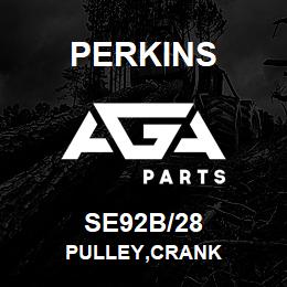 SE92B/28 Perkins PULLEY,CRANK | AGA Parts