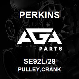 SE92L/28 Perkins PULLEY,CRANK | AGA Parts