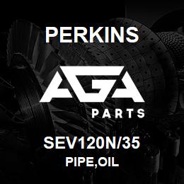 SEV120N/35 Perkins PIPE,OIL | AGA Parts