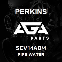 SEV14AB/4 Perkins PIPE,WATER | AGA Parts