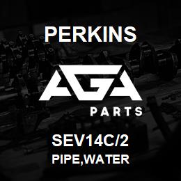 SEV14C/2 Perkins PIPE,WATER | AGA Parts