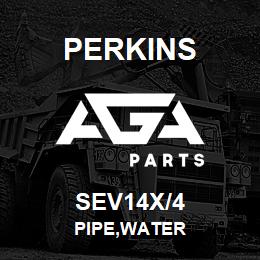 SEV14X/4 Perkins PIPE,WATER | AGA Parts