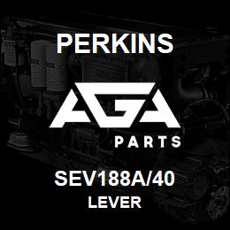 SEV188A/40 Perkins LEVER | AGA Parts