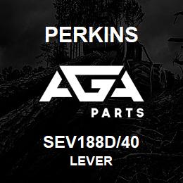 SEV188D/40 Perkins LEVER | AGA Parts