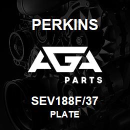 SEV188F/37 Perkins PLATE | AGA Parts