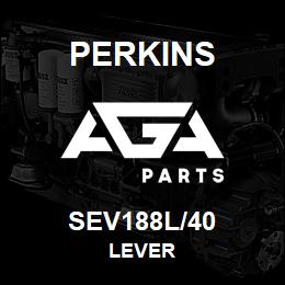 SEV188L/40 Perkins LEVER | AGA Parts