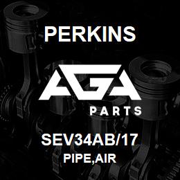 SEV34AB/17 Perkins PIPE,AIR | AGA Parts