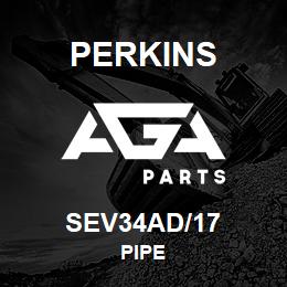 SEV34AD/17 Perkins PIPE | AGA Parts