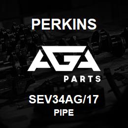 SEV34AG/17 Perkins PIPE | AGA Parts