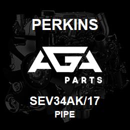 SEV34AK/17 Perkins PIPE | AGA Parts