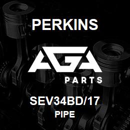 SEV34BD/17 Perkins PIPE | AGA Parts