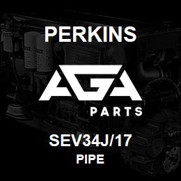 SEV34J/17 Perkins PIPE | AGA Parts