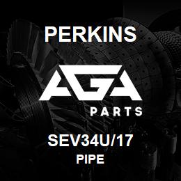 SEV34U/17 Perkins PIPE | AGA Parts