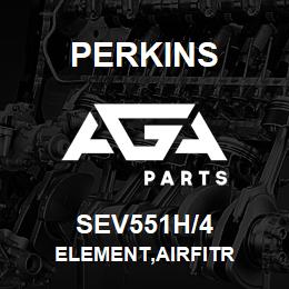 SEV551H/4 Perkins ELEMENT,AIRFITR | AGA Parts