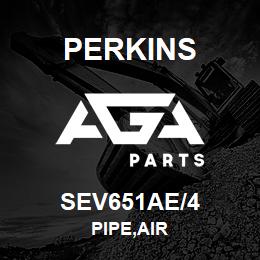 SEV651AE/4 Perkins PIPE,AIR | AGA Parts