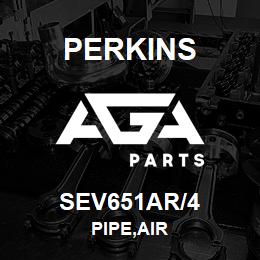 SEV651AR/4 Perkins PIPE,AIR | AGA Parts